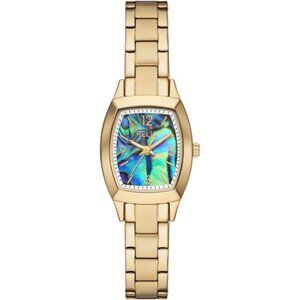 Analog Dress Watch for Women Gold Square